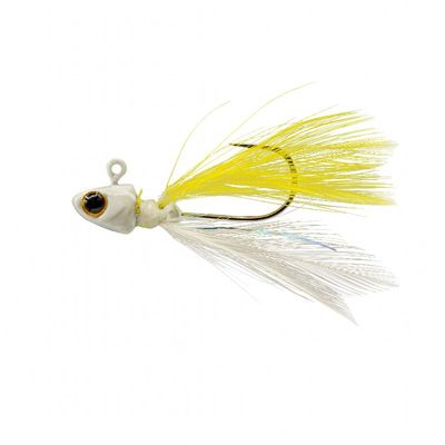 6TH SENSE PLUCK HAIR JIG 1/8OZ  CHARTREUSE MINNOW 3PK