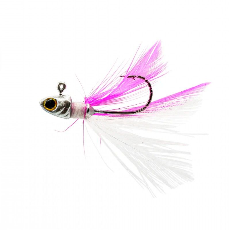 6TH SENSE PLUCK HAIR JIG 1/8OZ GUM MINNOW 3PK