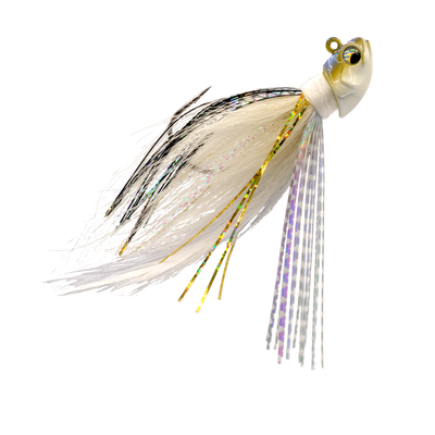 6TH SENSE FLOCK HAIR JIG 3/4OZ GIZZARD SHAD 7/0