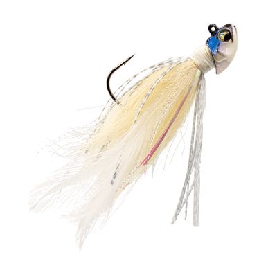6TH SENSE FLOCK HAIR JIG 3/4OZ SHAD ICE 7/0