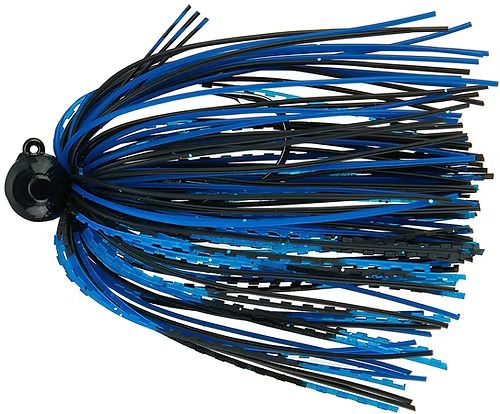 HAGS 3/8 OZ TSU MIC JIG BLACK/BLUE 1/0