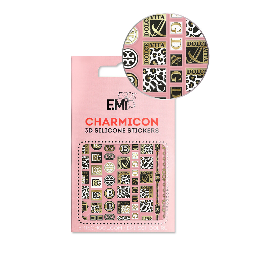 Charmicon 3D Silicone Stickers #140 Dolce Vita