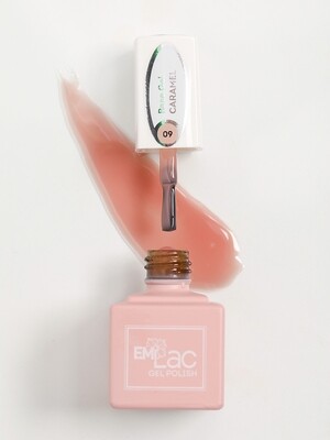 E.MiLac Base Gel Caramel #09, 9/15 ml.