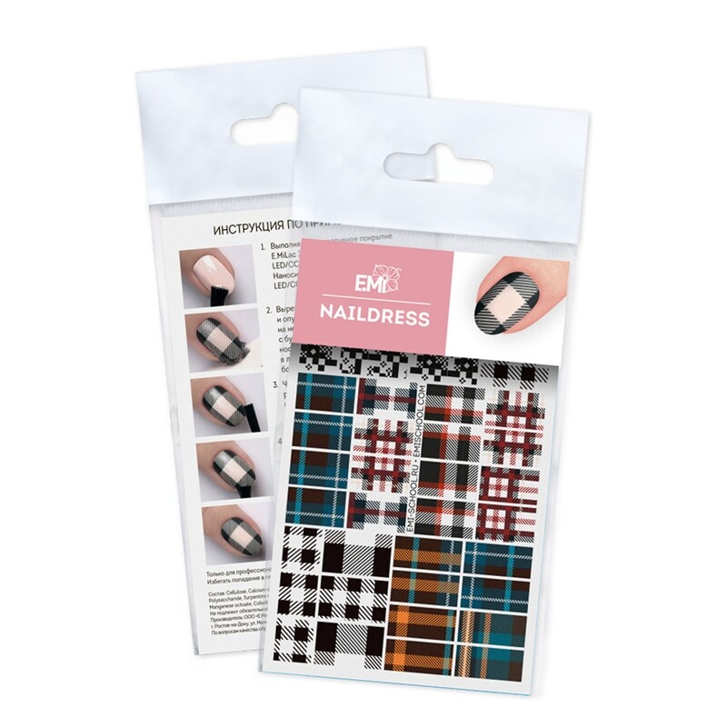 Naildress Slider Design #61 Tartan