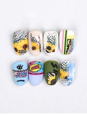 Naildress Slider Design #55 Pop Art