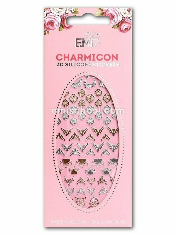 Charmicon 3D Silicone Stickers Lunula MIX #6