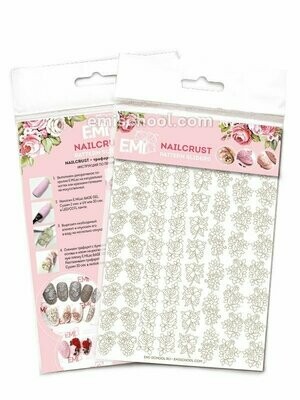 NAILCRUST Pattern Sliders Gold #22