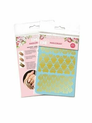 NAILCRUST Pattern Sliders Gold #19