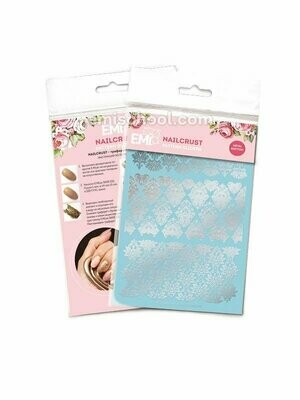 NAILCRUST Pattern Sliders Silver #19