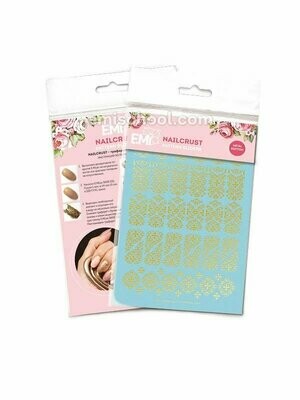 NAILCRUST Pattern Sliders Gold #16