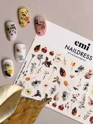 Naildress Slider Design #70 Autum breath