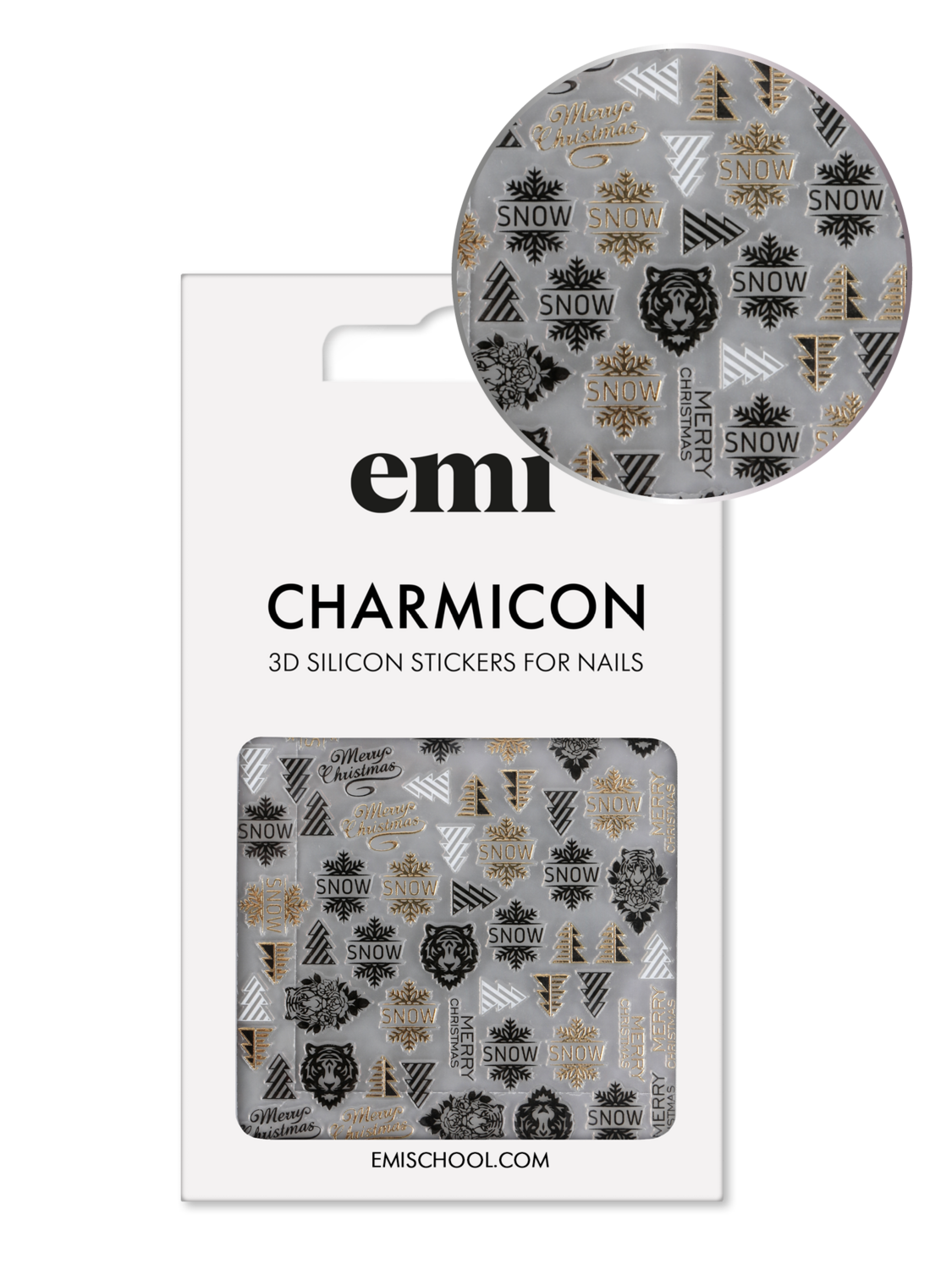 Charmicon 3D Silicone Stickers #201 Tiger