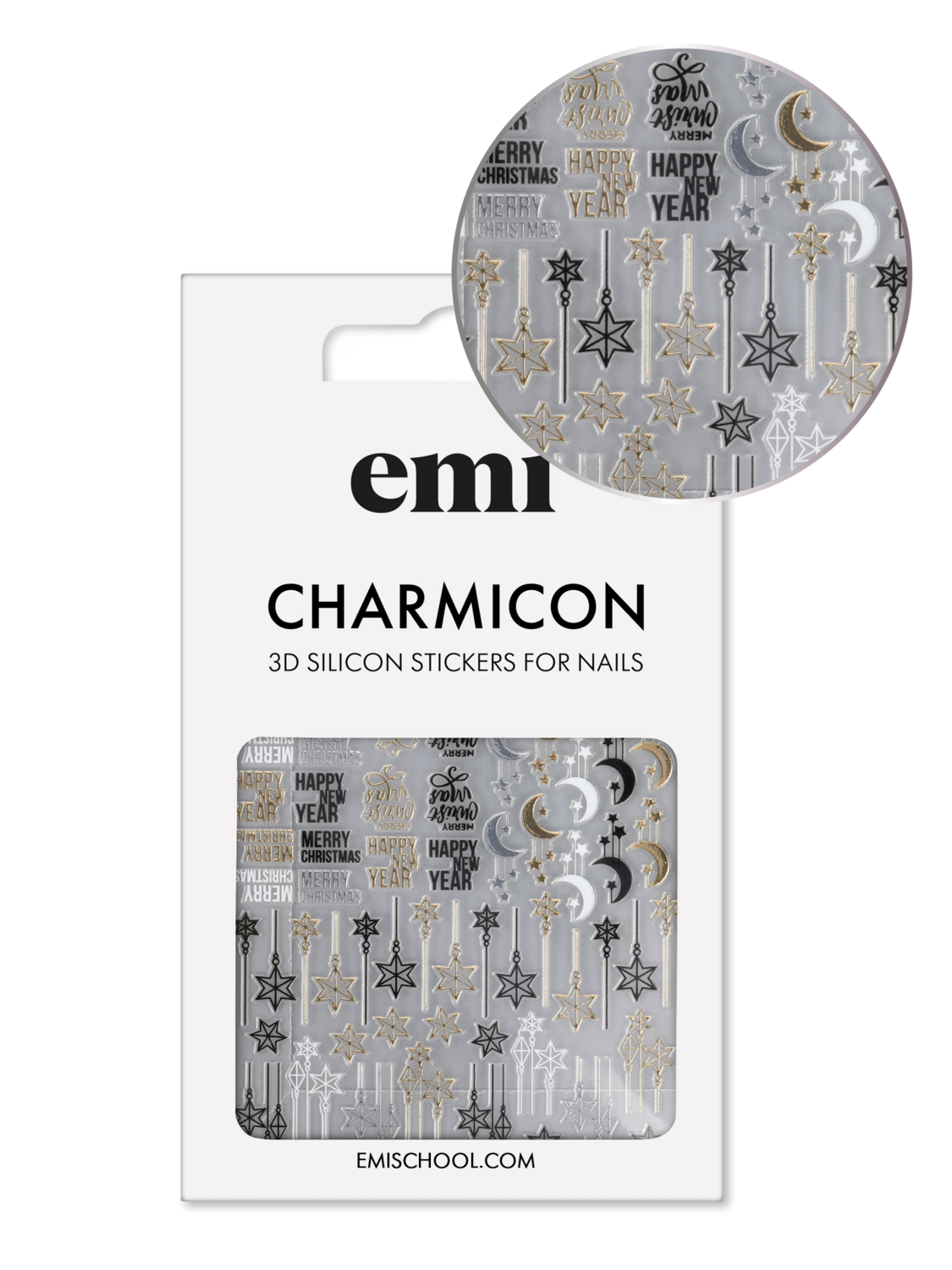 Charmicon 3D Silicone Stickers #199 Christmas Night