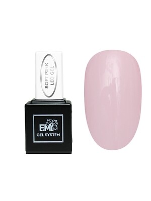 Soft Pink LED Gel in bottle 9ml.