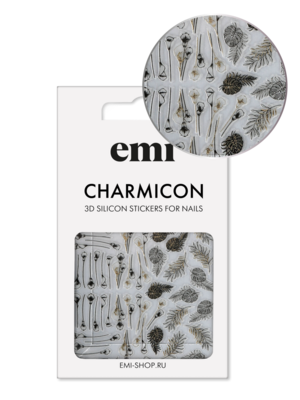 Charmicon 3D Silicone Stickers #211 Tropical garden
