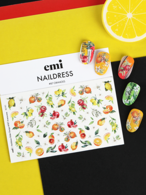 Naildress Slider Design #87 Oranges