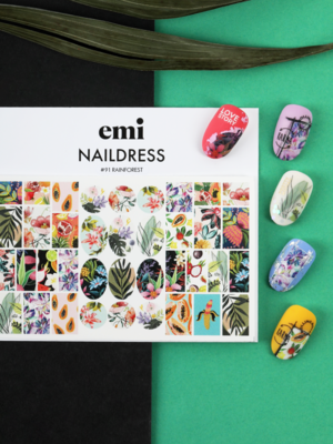 Naildress Slider Design #91 Rainforest