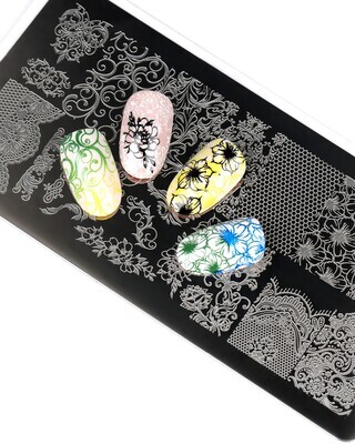 Stamping Plate #4 Lace
