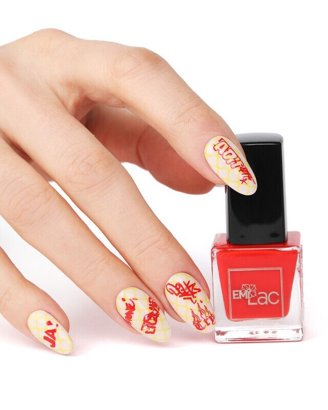 Nail Polish for Stamping Red #6, 9 ml