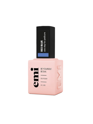 E.MiLac for pedicure Blue #3, 9 ml.