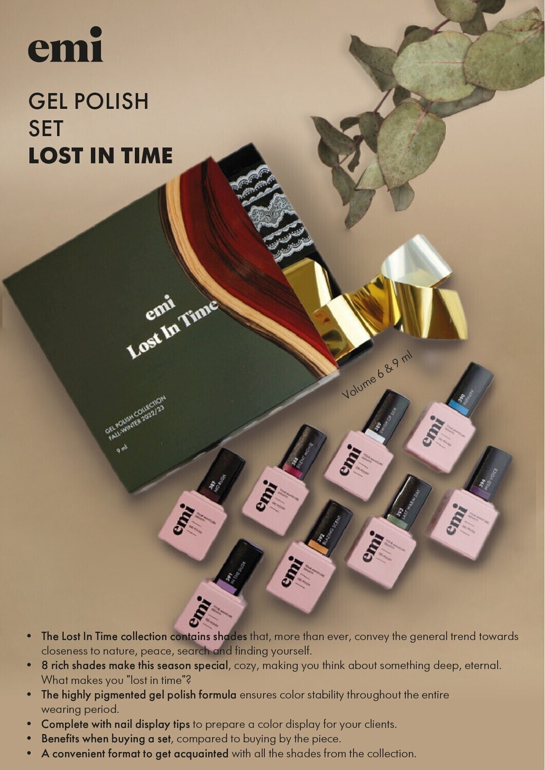 Set E.MiLac Lost In Time, 6 ml.