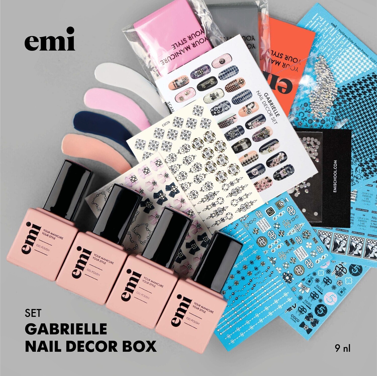 EMI Set Gabrielle Nail Decor Box Limited Edition