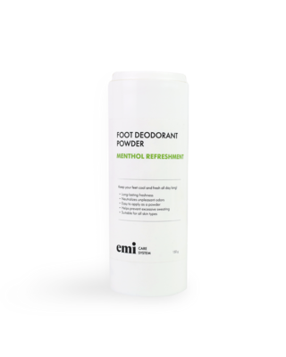 EMI Foot Deodorant Powder, 150 g.