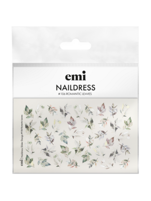 Naildress Slider Design #106 Romantic Leaves #106