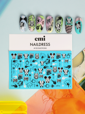 Naildress Slider Design #105 Emotions