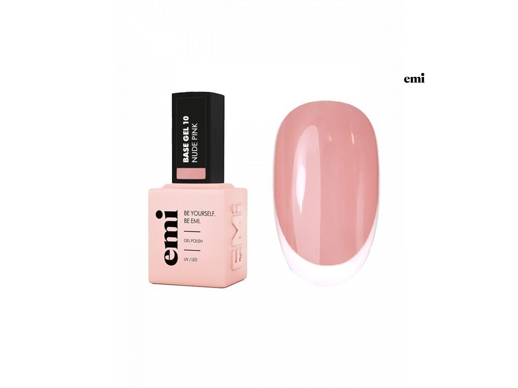 E.MiLac Base Gel Nude Pink #10, 9/15 ml.