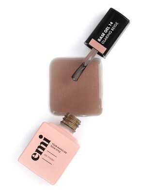 E.MiLac Base Gel Glaring Beige #14, 15 ml.
