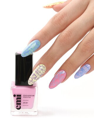 Nail Polish for Stamping Pink #7, 9 ml.