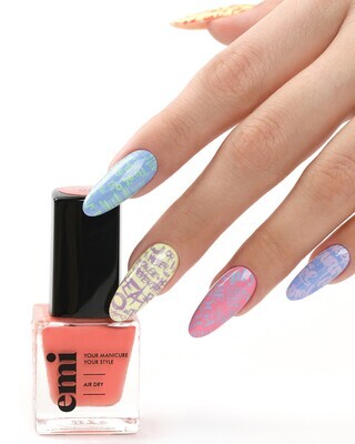 Nail Polish for Stamping Peach #8, 9 ml.