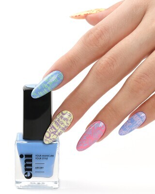 Nail Polish for Stamping Light Blue #10, 9 ml.