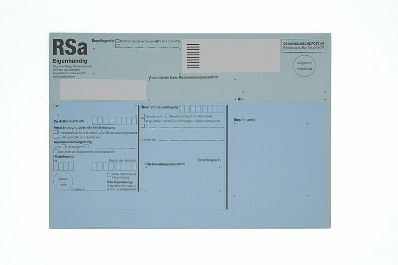 Rsa-Kuverts, 1 Karton