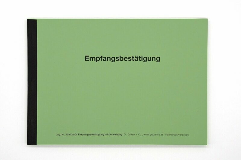 Empfangsbestätigung mit Anweisung