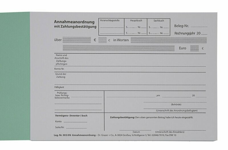 Annahmeanordnung