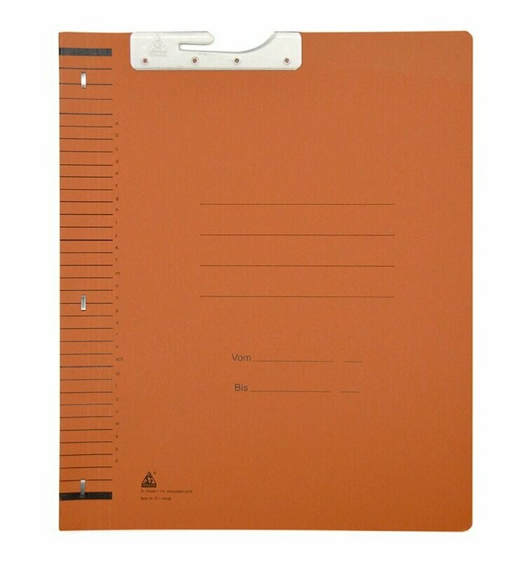 WÄLLER Dehnrückenhefter, orange