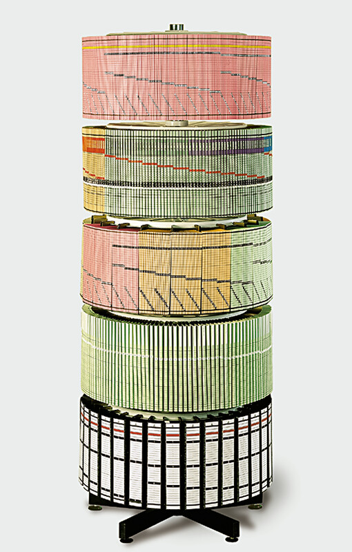 WÄLLER Karussellsäule, 4 Hängescheiben