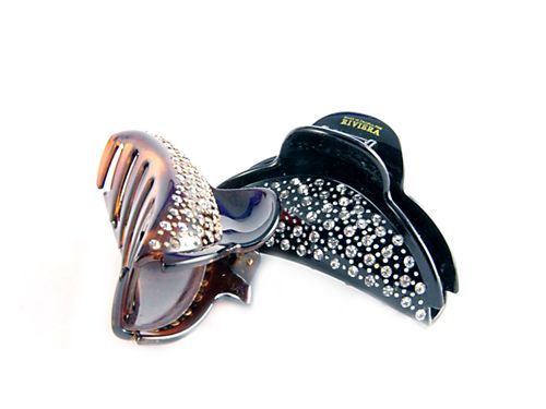 Заколка для волос "Франция ручной работы"