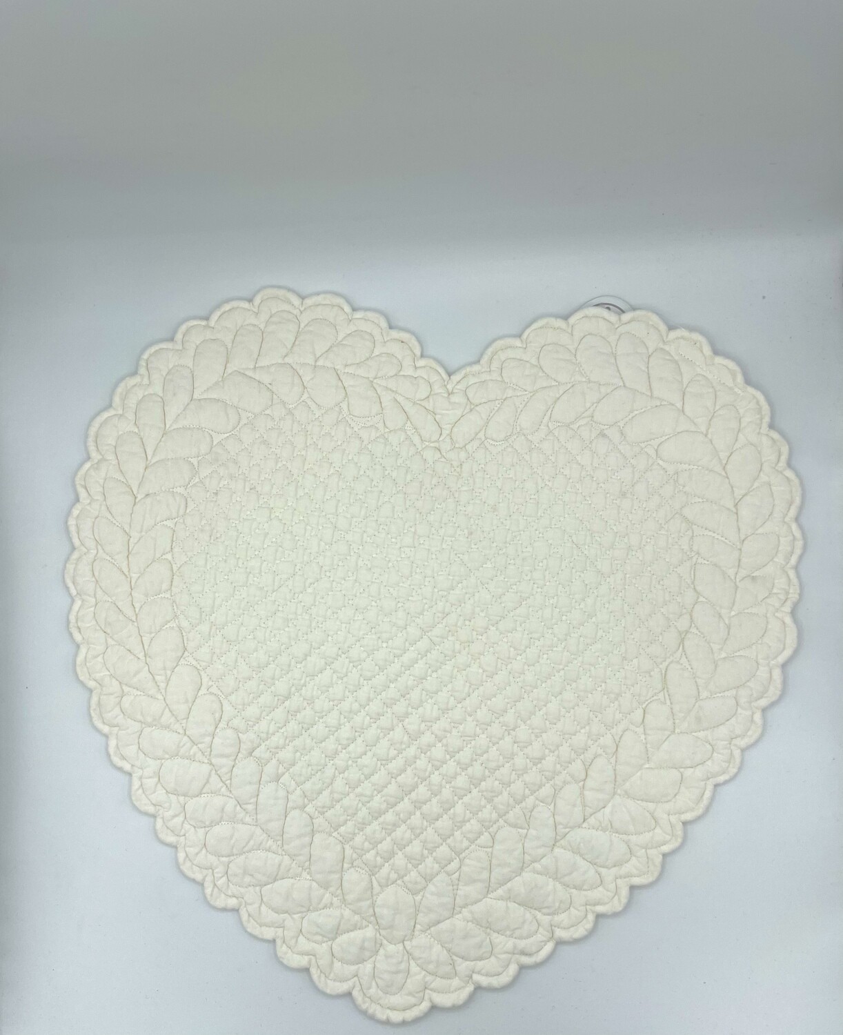Tovaglietta Cuore Blanc Mariclo’ Bianca