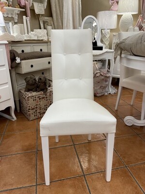 Coppia di Sedie Luxury Elegant White Coppia di Sedie Luxury Elegant White