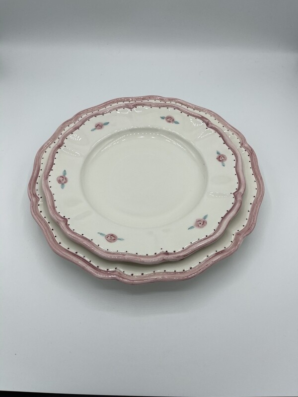 Servizio di Piatti da 6 Rose Shabby