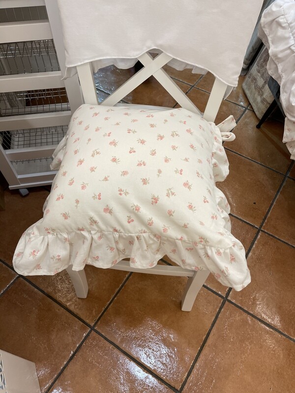 Coprisedia Chic Con Gala a Fiori