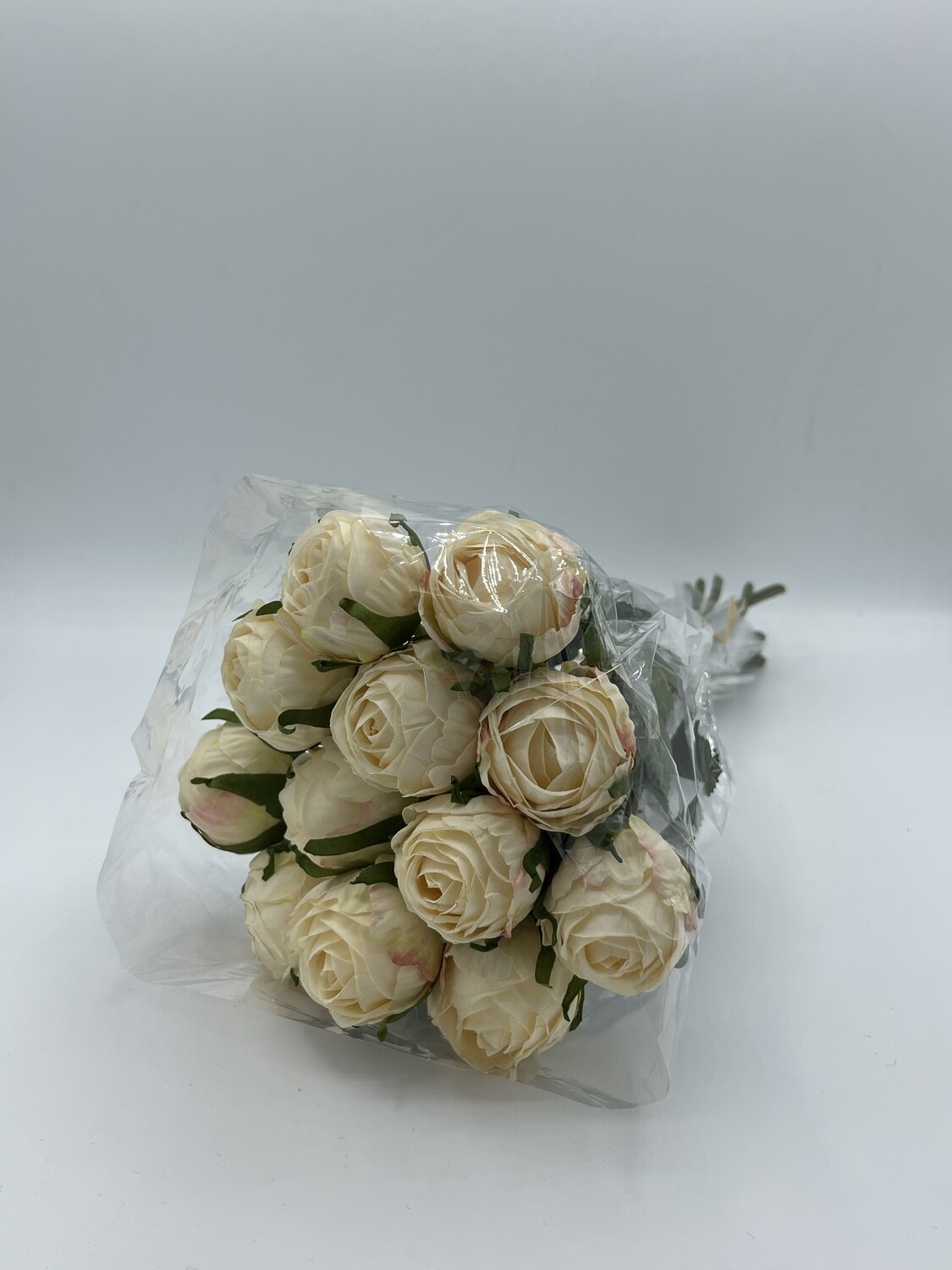 Fascio Rosine Romantiche Bianche x12