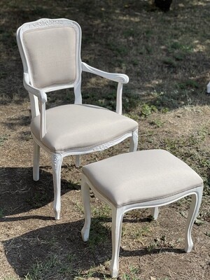 Sgabello Tortora in Legno Shabby