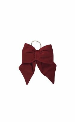 Fiocchetto in velluto rosso