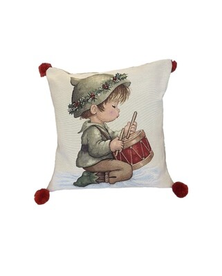 Cuscino Pon Pon Natale