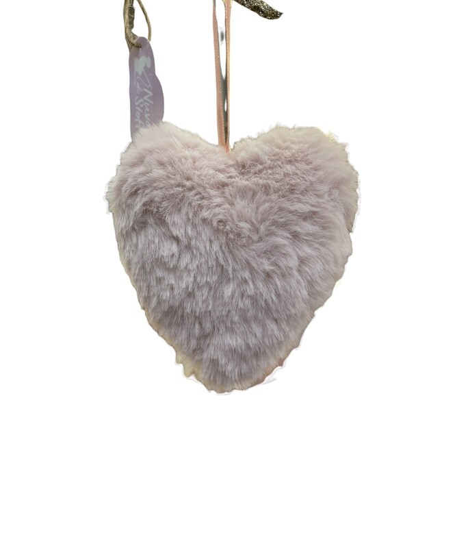 Cuore flanella Rosa