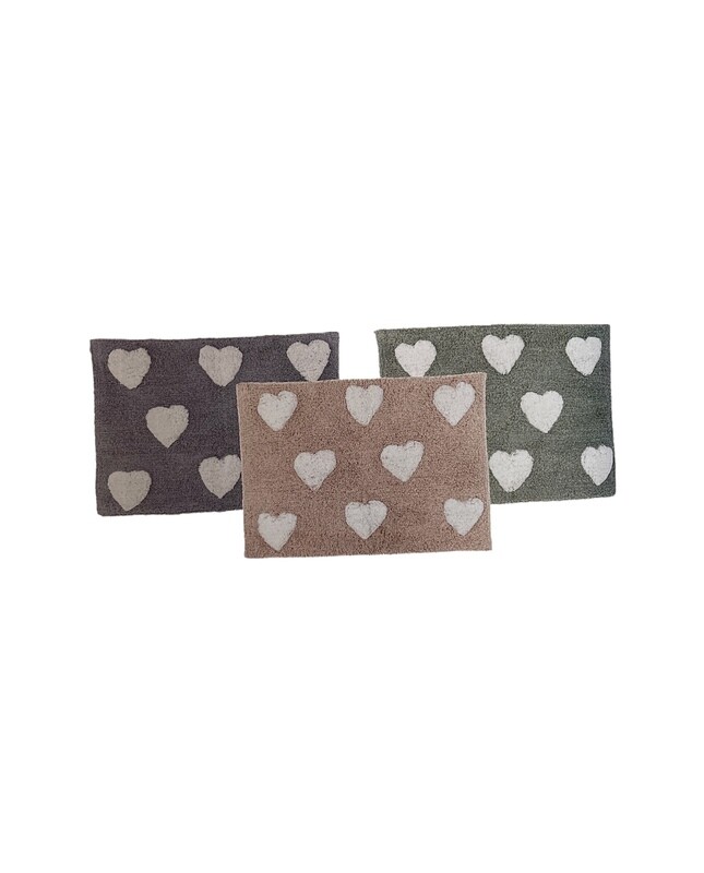 Tappeto Heart Lovers  45x60 Blanc Mariclò